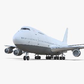 3D Boeing 747-200B Generic